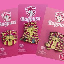 Bagpuss pin badges: set of 3