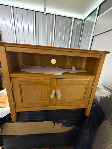 Corner wood stand 80cm - corner,