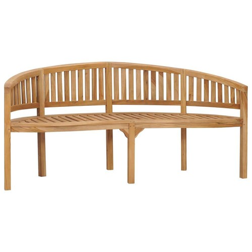 Seater wooden banana bench - seater,