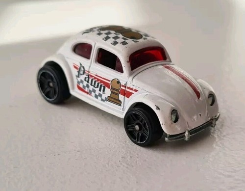 Hot wheels die cast pawn - die-cast, white