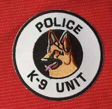 K9 K-9 UNIT POLICE TRAINING DOG GERMAN SHEPHERD ALSATAIN BADGE IRON SEW ON PATCH