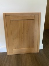 SOLID  OAK IN FRAME STYLE KITCHEN DOOR 600 X 720 STOCK DZ639