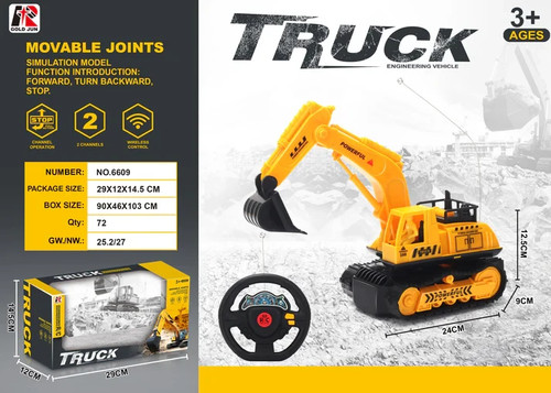 Remote control jcb truck - remote,