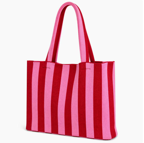 Ladies large knitted - tote, bag