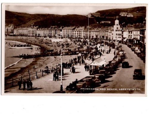 Aberystwyth promenade beach - promenade,