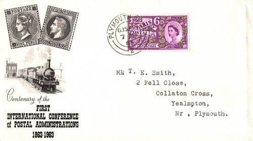 1963 icpa paris postal - 1963,