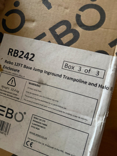 Rebo rb242 12ft - 12ft, in-ground