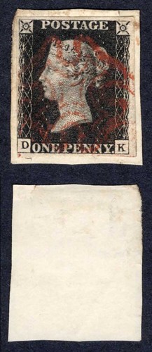 Penny black plate three - (dk),