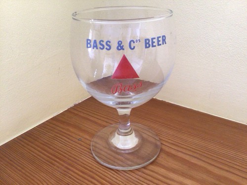 Vintage bass goblet glass - bass,