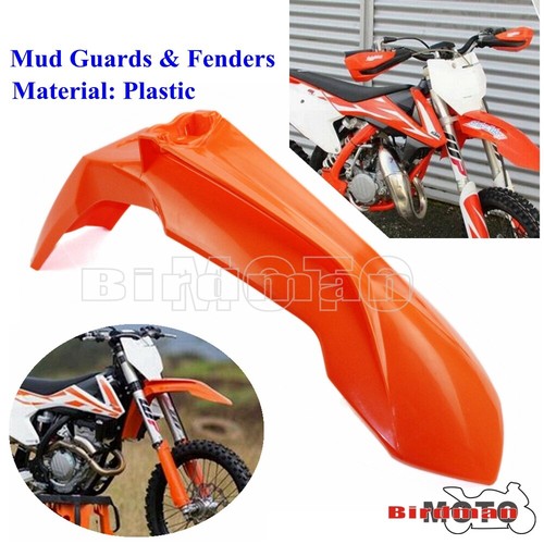 Orange front fender plastic - fender,