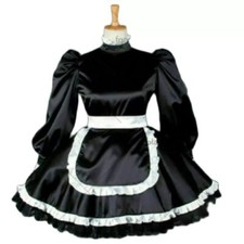 Sexy Lockable Sissy Maid Black