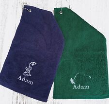PERSONALISED FISHING Design Towel Tournaments, Trips abroad, Gift, Hook on bag