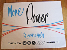 MG MGA 1600 MARK 2 ROADSTER AND COUPE 1961 BROCHURE.