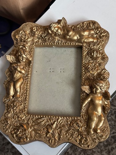 Vintage cherub angel roses - cherub,