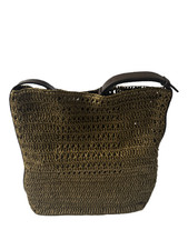 Zara Woven Raffia Shoulder Bag