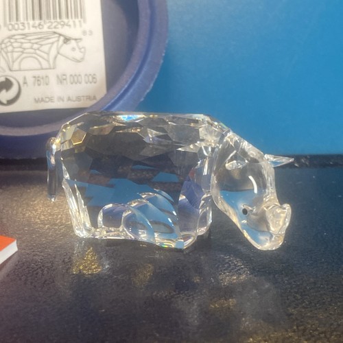 Swarovski crystal rhino - swarovski,