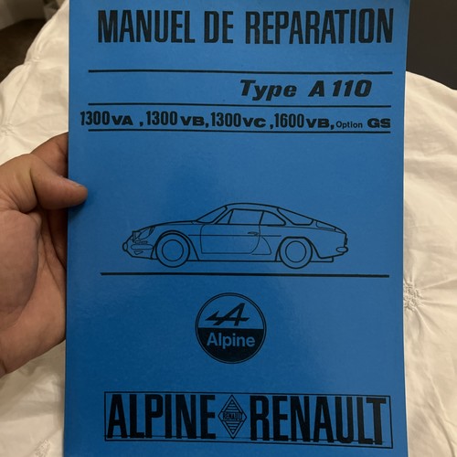 Manuel reparation alpine - de,