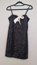 Womens/Girls H&M Black Sequin