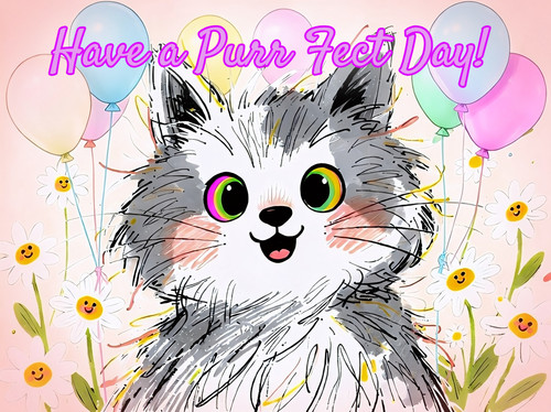 Have purr fect day - a,