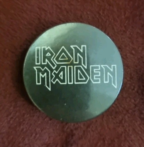 Vintage iron maiden 25mm - vintage, pin
