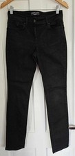 M&S Sculpt & Lift Skinny Jeans Black Size 10 Leg 29" Mid Rise Stretch Denim