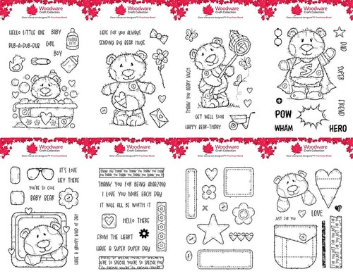 Woodware clear stamps bear - woodware,
