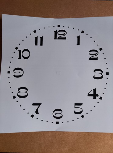Wall clock dial face - dial,
