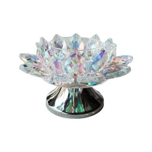 Crystal glass lotus - crystal,