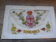 WW1 Silk Embroidered
