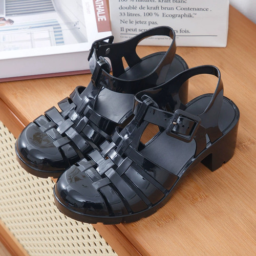Women ladies jelly heels - women,