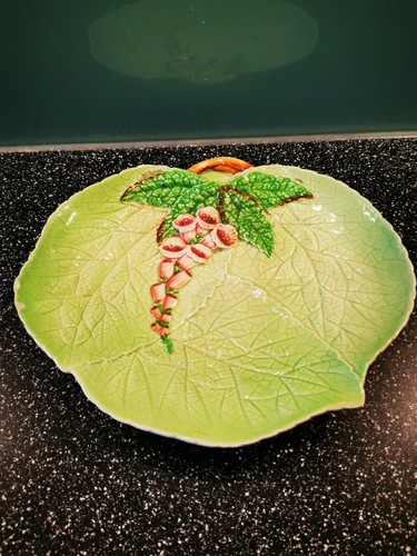 Carlton ware foxglove plate - foxglove,