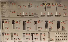 TOPEAK HAND PUMP & FLOOR PUMP INDIVIDUAL SMALL PARTS SPARES RUBBERS CAPS PINS