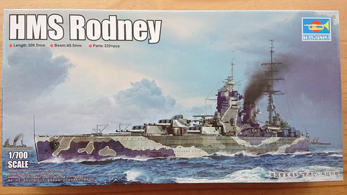 Trumpeter 06718 hms - trumpeter, rodney