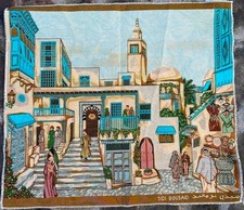2x2 Vintage French Tapestry