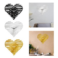 Heart Shaped Wall Clock