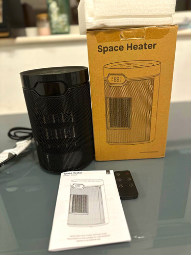 Portable electric space heater - portable,