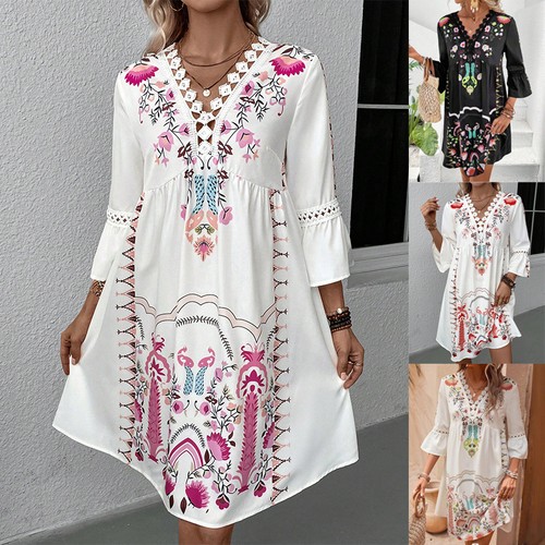 Ladies summer boho floral - summer,