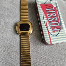Fossil Red Led Watch Excellent Condition