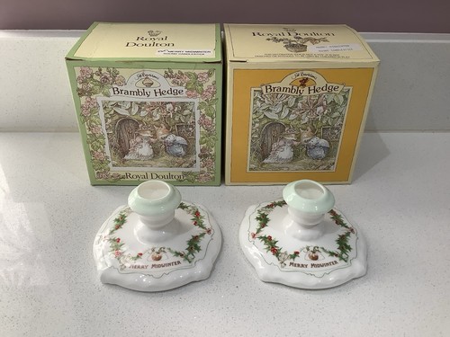 Pair royal doulton - doulton, brambly