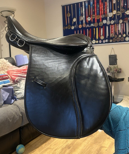 Black leather all purpose - leather,