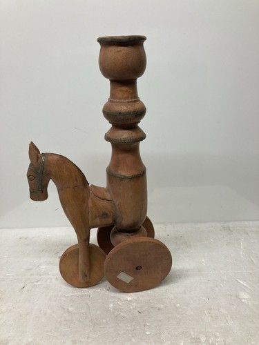 Horse wheeled candlestick - horse,