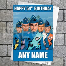 Thunderbirds birthday card