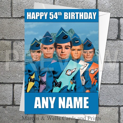 Thunderbirds birthday card