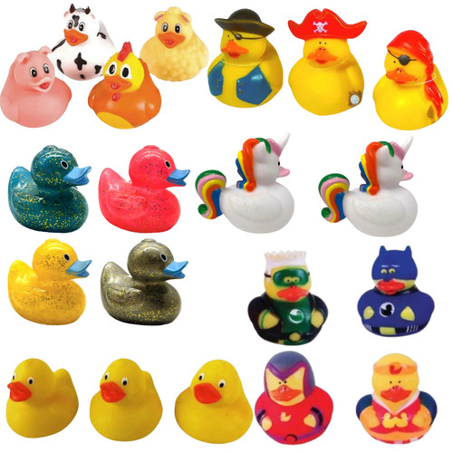 Assorted rubber ducks - 4,