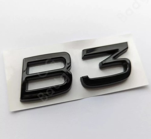 Volvo gloss black letters - b3,