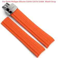 Soft Rubber Watch Strap for Patek Philippe Aquanaut 5164A 5167A 5168A 21mm Band