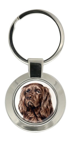 Sussex spaniel key ring - sussex,