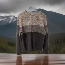 Nutmeg Mens Jumper Size L Grey