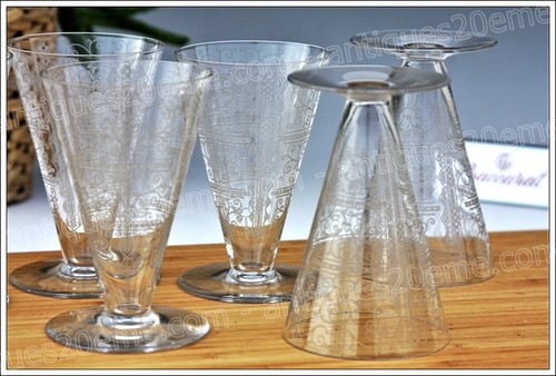 Set baccarat crystal wine - set, of