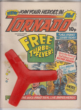 TORNADO # 1  LOOKS -NM  WITH FREE TURBO FLYER  PENCE UK  IPC 1979